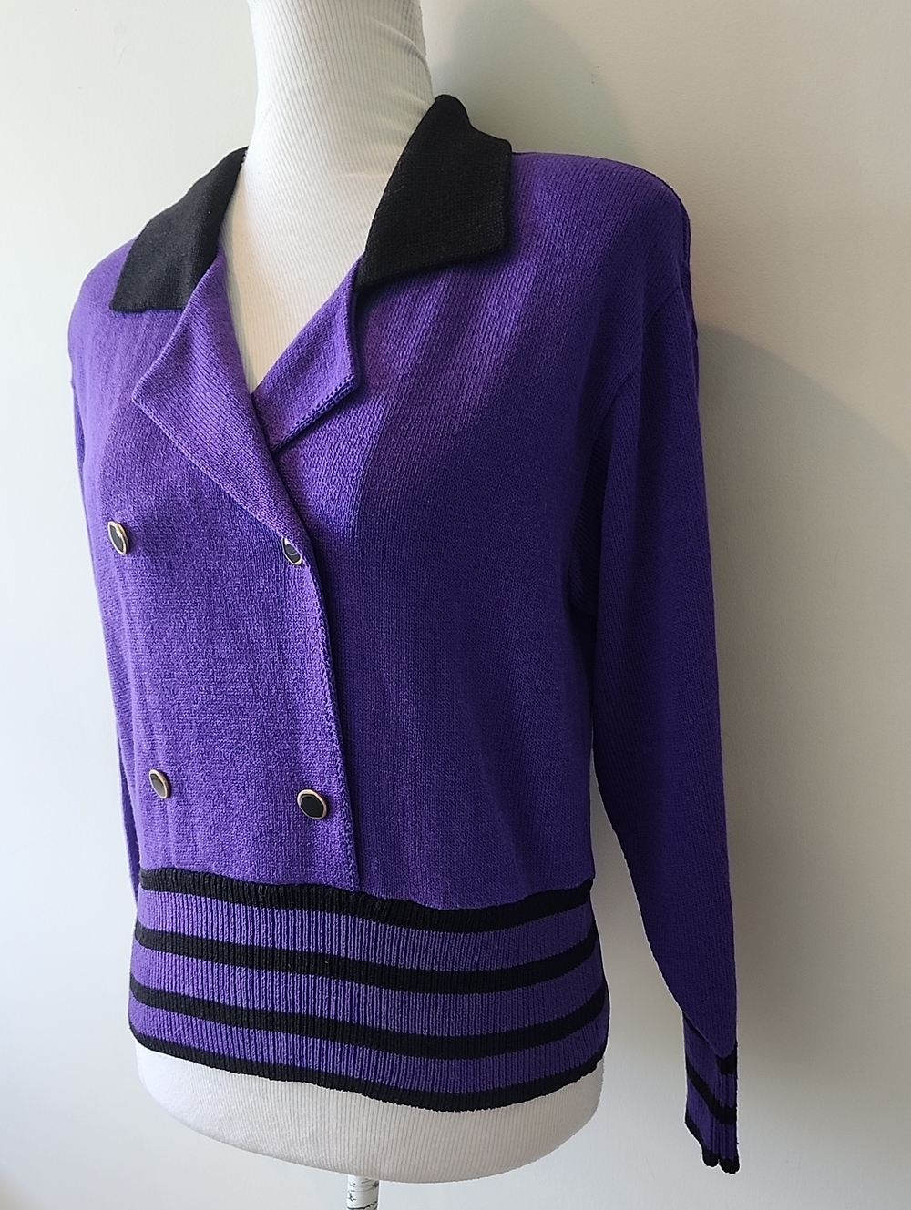 LAURA BY ALYZIA Sweater Vintage Knit Sailor Size 8